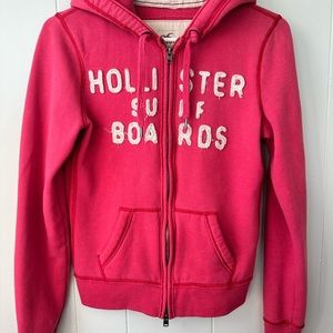 Hollister California 1922 Kids Pink Hoodie